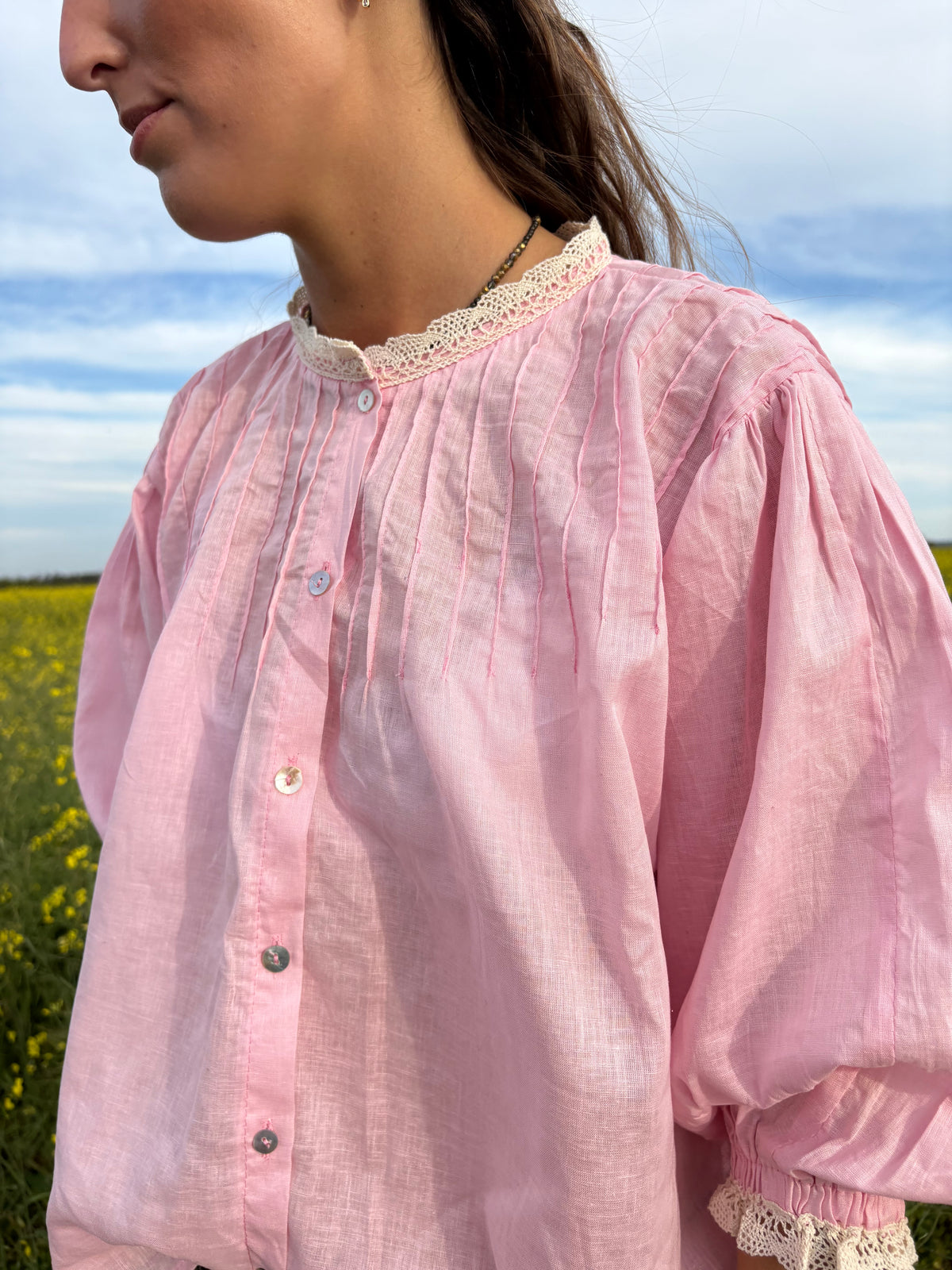 Camisa Amapola Rosa Viejo